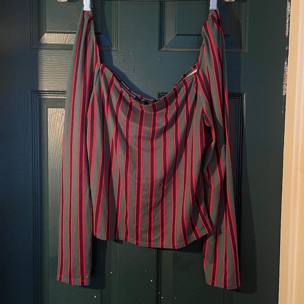 Daisy May Off-Shoulder Striped Top